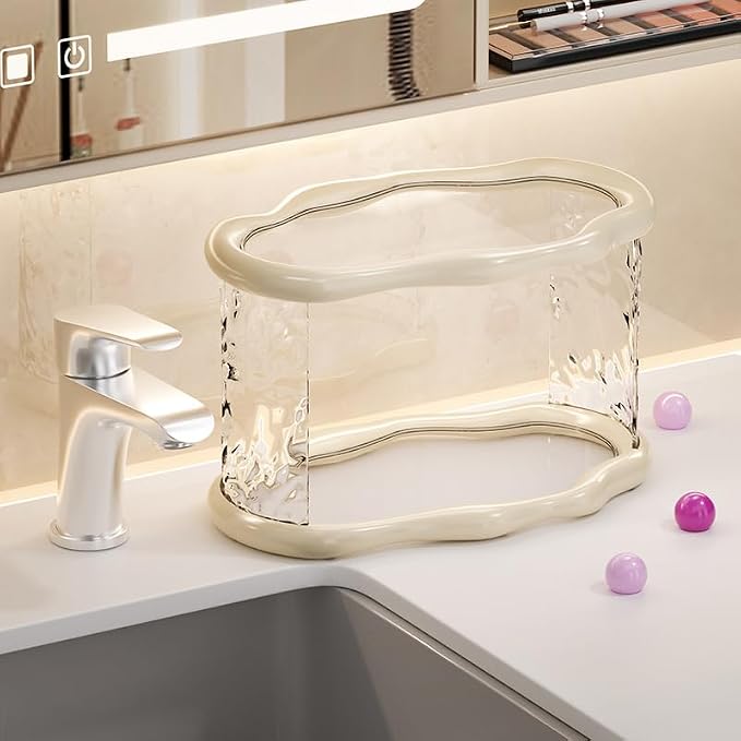 Bathroom Countertop Organizer, 2 Tier Bathroom Organizer and Storage, Acrylic - Image 6