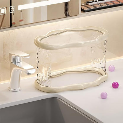 Bathroom Countertop Organizer, 2 Tier Bathroom Organizer and Storage, Acrylic - Image 6