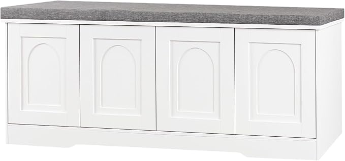 DINZI LVJ Shoe Bench, Entryway Storage Bench by DINZILVJ