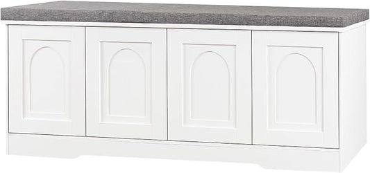 DINZI LVJ Shoe Bench, Entryway Storage Bench by DINZILVJ