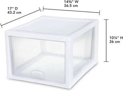 Sterilite 12-Pack 27 Quart Stacking Drawer, Accessories, Craft Supplies - Image 3