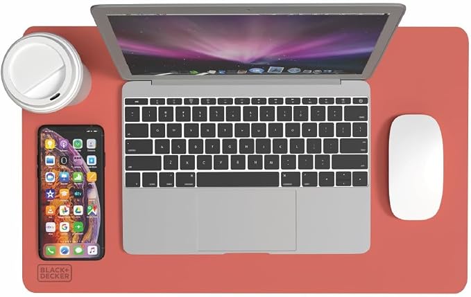 BLACK+DECKER Small Travel Desk Mat, Office Desk Pad, Computer Mat, Laptop Pad by Unknown