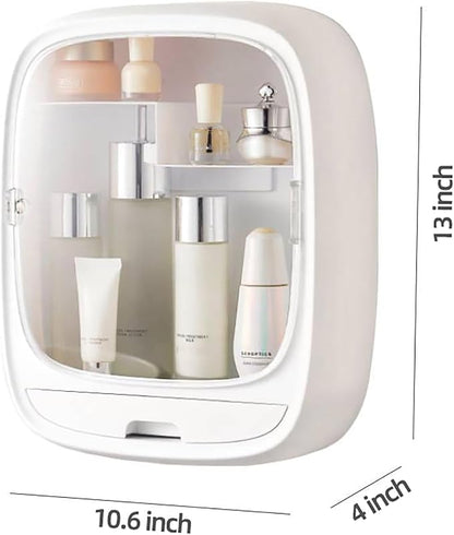 Makeup Organizer Shelf, Wall-Hanging Cosmetics Organizer and Storage Box - Image 2