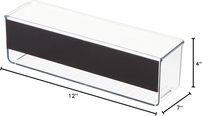 iDesign Magnetic Medium Clear Plastic Organizer Bins - Image 6
