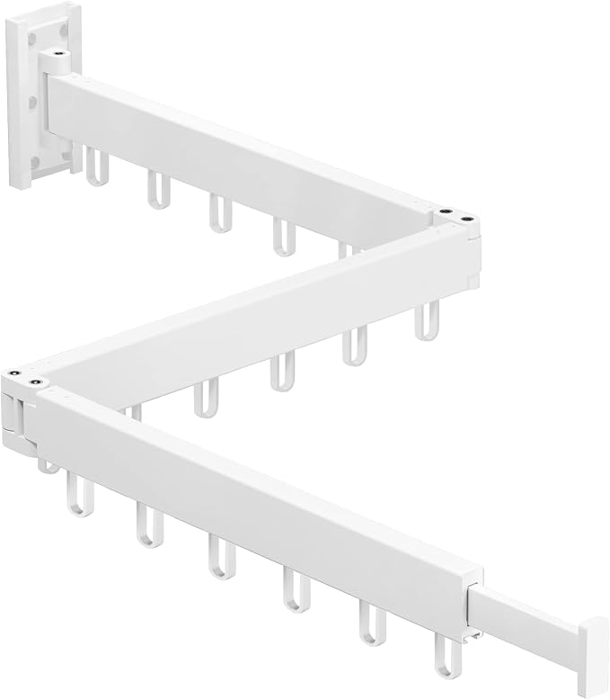 HEILAIYI Clothes Drying Rack, Laundry Drying Rack, Wall Mounted Clothes Rack by HEILAIYI