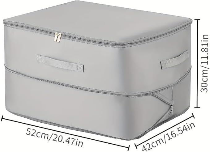 Ultra Space Saving Self Compression Organizer, 4 Pack Comforter Storage Bags - Image 7