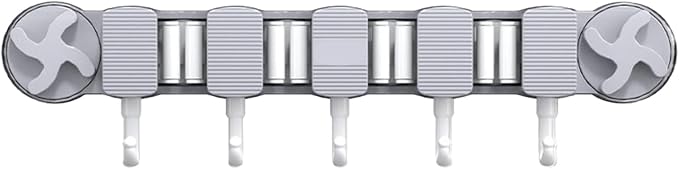 Broom Holder - Wall Mount Rack, Suction Utility Stand, Sturdy Easy Install by Unknown