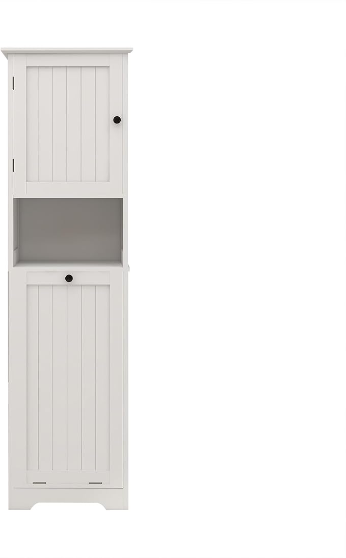 Tilt Out Laundry Hamper Cabinet, Hamper Cabinet Shelf - Image 8