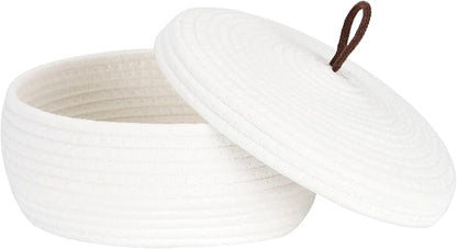 Sea Team Round Cotton Rope Storage Basket by SeaTeam