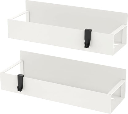 Metal Magnetic Spice Rack for Refrigerator Cream White, 2 Pack | Magnetic - Image 6