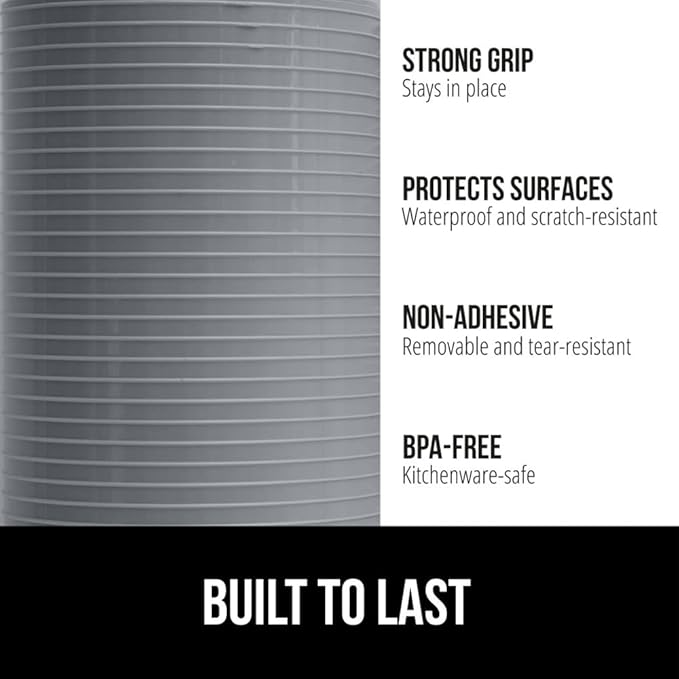 GORILLA GRIP DuraGuard Shelf Liner, 17.5x30 Non-Adhesive Cabinet Liners - Image 2