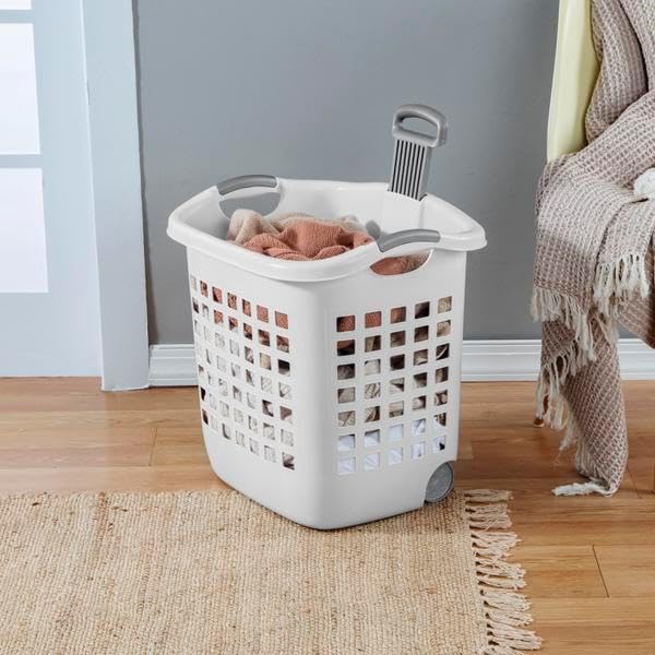 Sterilite 1.75 Bushel Ultra™ Wheeled Laundry Basket Plastic - Image 4