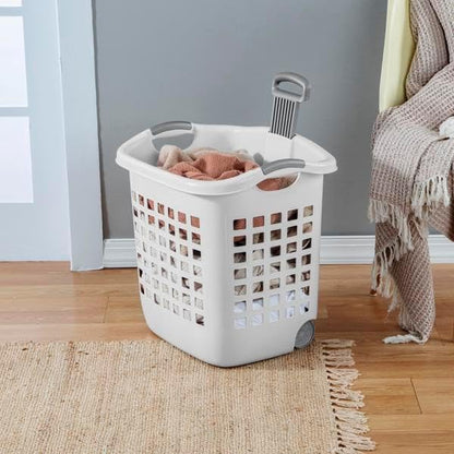 Sterilite 1.75 Bushel Ultra™ Wheeled Laundry Basket Plastic - Image 4