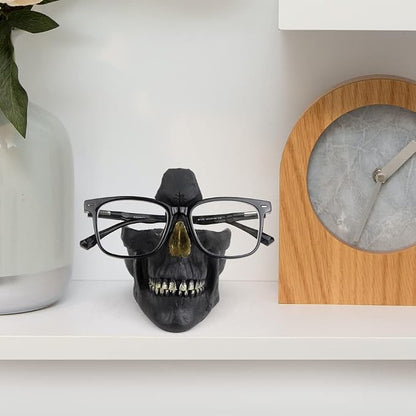 Mrlikale Skull Glasses Stand, Creative Eyeglasses Rack, Sunglasses Spectacle - Image 7