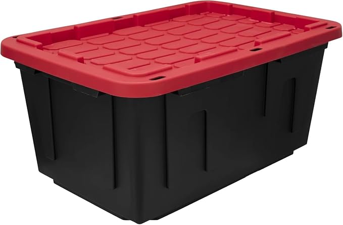 27 Gallon Large Plastic Storage Bins by Unknown
