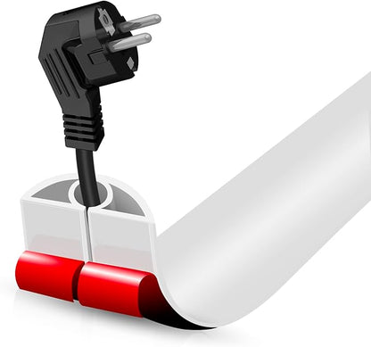 Floor Cord Cover Self Adhesive Cord Hider, 3.3FT Cable Management, Extension by DBHXXMB-HH