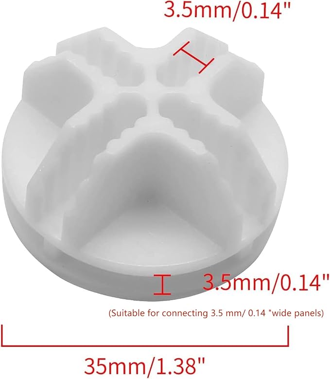 30Pcs Wire Cube Connectors Plastic Grid Cube Organizer Connector - Image 4
