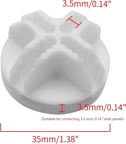 30Pcs Wire Cube Connectors Plastic Grid Cube Organizer Connector - Image 4