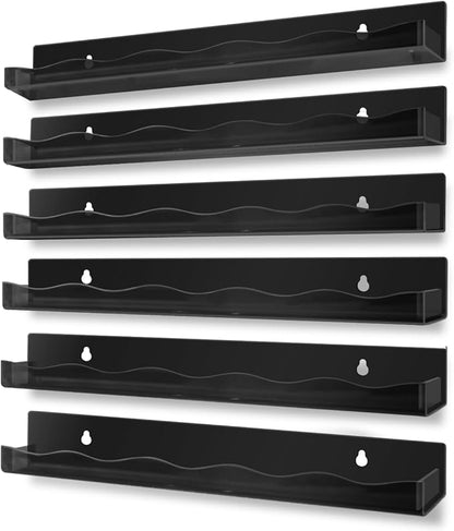 BTremary 15" Nail Polish Rack Wall Mounted Shelf Acrylic Paints Gel Polish by BTremary