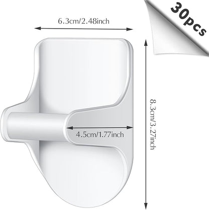 Taiyin 4 Pcs Wall Mount Spray Bottle Hooks Holder Spray Bottle Hanger Adhesive - Image 2