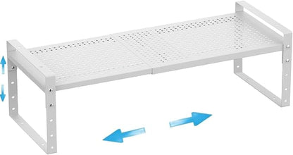 Expandable, Adjustable & Stackable Spice Rack, Cabinet Kitchen Countertop Shelf by Goodqualityproducts