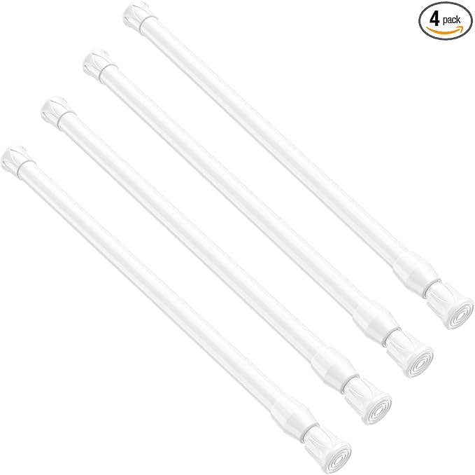 AIZESI Spring Tension Curtain Rods Short Tension Rod by AIZESITENSIONROD