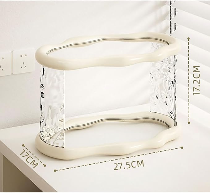 Bathroom Countertop Organizer, 2 Tier Bathroom Organizer and Storage, Acrylic - Image 2