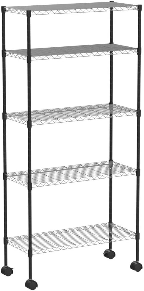 30" L×14" W×60" H Wire Shelving Unit Metal Shelf - Image 5