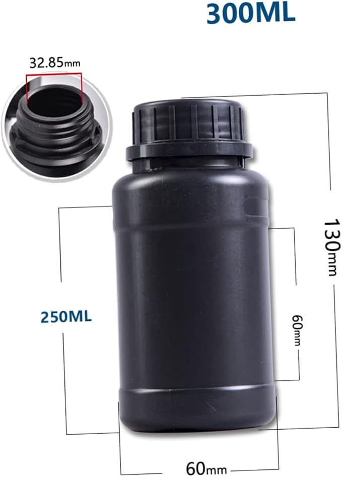 Alipis 4pcs Black Hdpe Plastic Bottles - Image 5