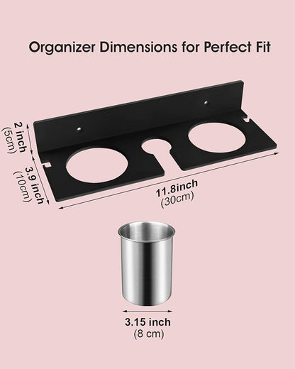 Hair Tool Organizer, Hair Dryer Holder - Image 6