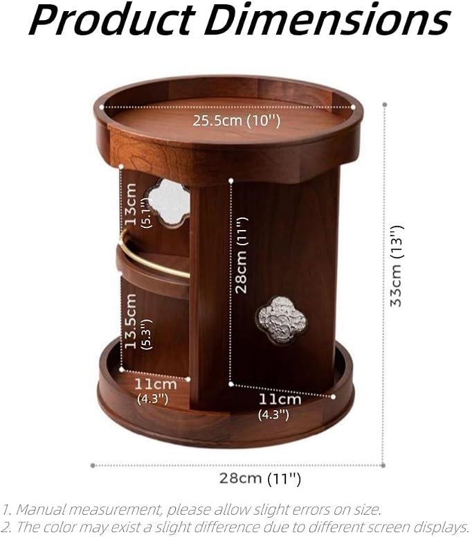 360° Rotating Makeup Organizer - Image 2
