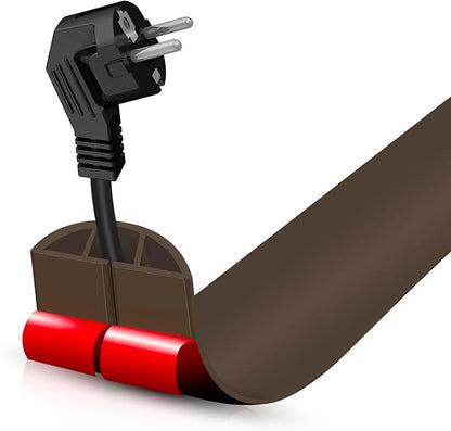 Floor Cord Cover Cable Cavity Self Adhesive Cord Hider Floor 3.3FT Floor Cable by DBHXXMB-HH
