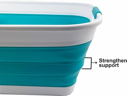 SAMMART 27L Collapsible Plastic Laundry Basket - Image 4