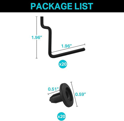G.CORE Pegboard Hooks Accessories - Image 2