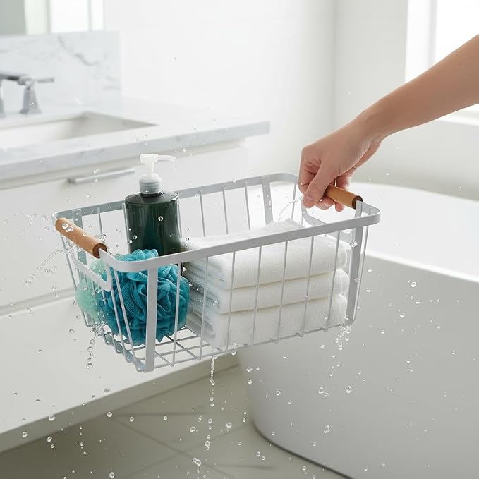LeleCAT White wire baskets for organizing - Image 5