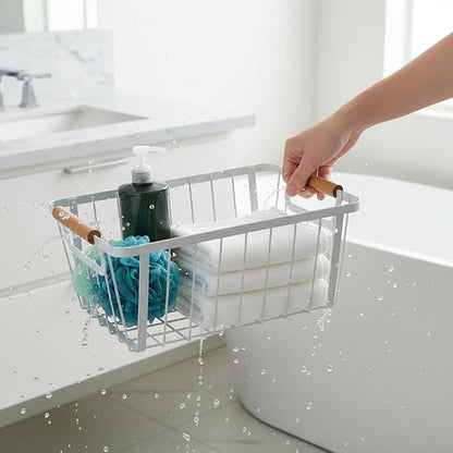 LeleCAT White wire baskets for organizing - Image 5
