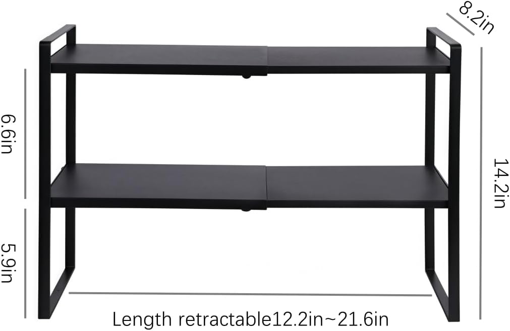 2-Tier Expandable Shelf Organizer - Image 2