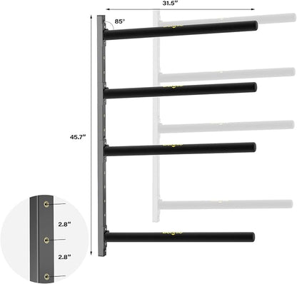 Bonnlo Kayak Storage Rack, Adjustable Heavy Duty Kayak Rack - Image 7