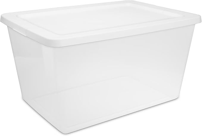58 Quart Storage Bins with Snap-On Lids - Image 3