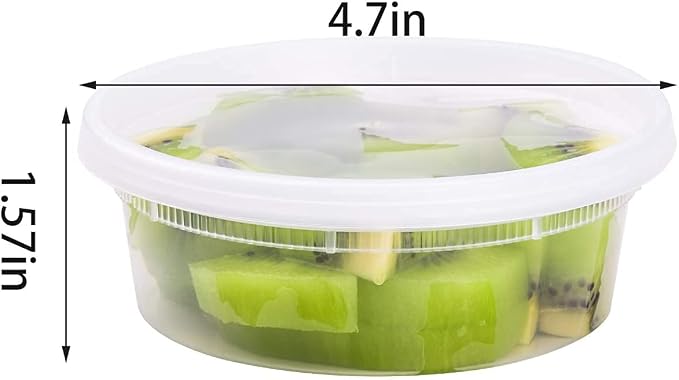 TashiBox [8oz-40 Sets Plastic Containers - Image 2