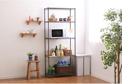 Iris Ohyama CMM-75185 Color Metal Rack, 5 Tiers, : Approx. 29.5 x 13.8 x 70.9 - Image 2