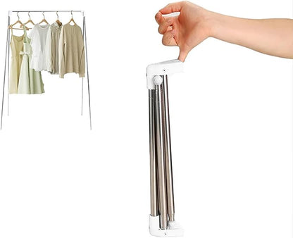 Ligtchser Portable Travel Garment Rack, Folding Clothes Rack by Ligtchser