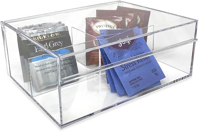 Isaac Jacobs 3-Compartment Clear Acrylic Organizer - Image 5