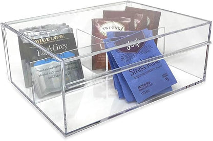 Isaac Jacobs 3-Compartment Clear Acrylic Organizer - Image 5