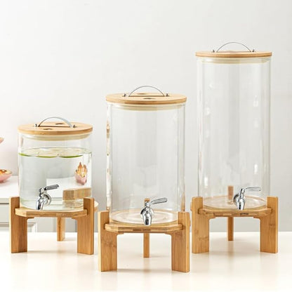 Glass Drink Dispenser, 2.9 gallons, - Image 8