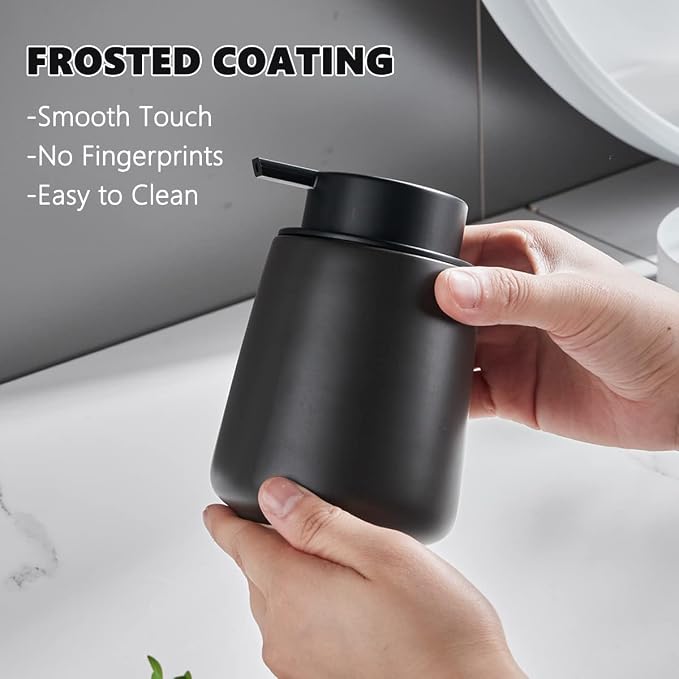 Matte Black Bathroom Accessory Set - Image 2