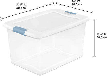 Sterilite 30-Pack Latching Box, Under Bed Storage Bins - Image 2