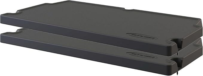 Suncast 2 Pack Vertical Shed Shelf Kit, Space Saving Shelving by Suncast