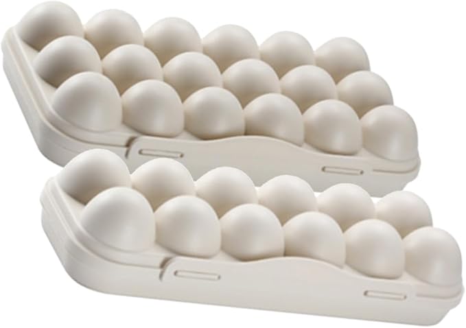 Toyvian 2pcs Egg Storage Container by Toyvian
