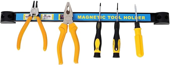 Magnetic Tool Holder 6 Pack, Wall Mounted Metal Tool Organizer Rack - Image 2